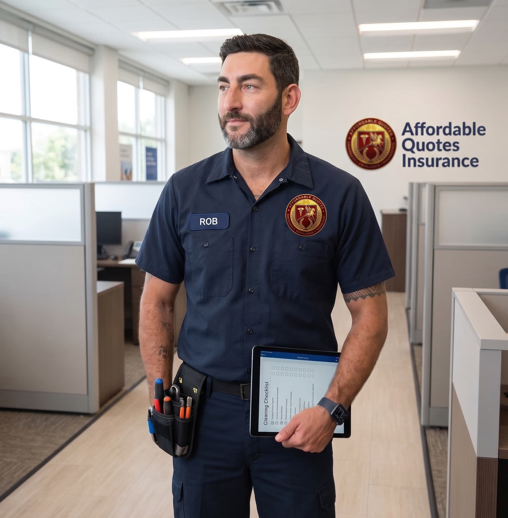 Portrait of Rob, Lead Janitor at Affordable Quotes